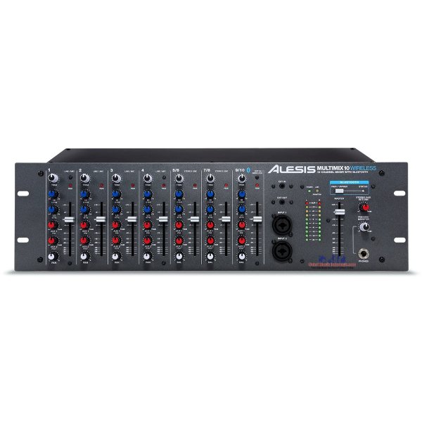 products alesis multimix 10 wireless rackmount 10 channel mixer with bluetooth a153742