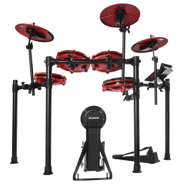 products alesis nitro max kit special edition electric drum set red a162110
