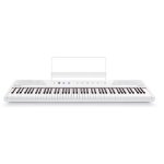 products alesis recital 88 key digital piano keyboard with semi weighted keys for beginners white a167061