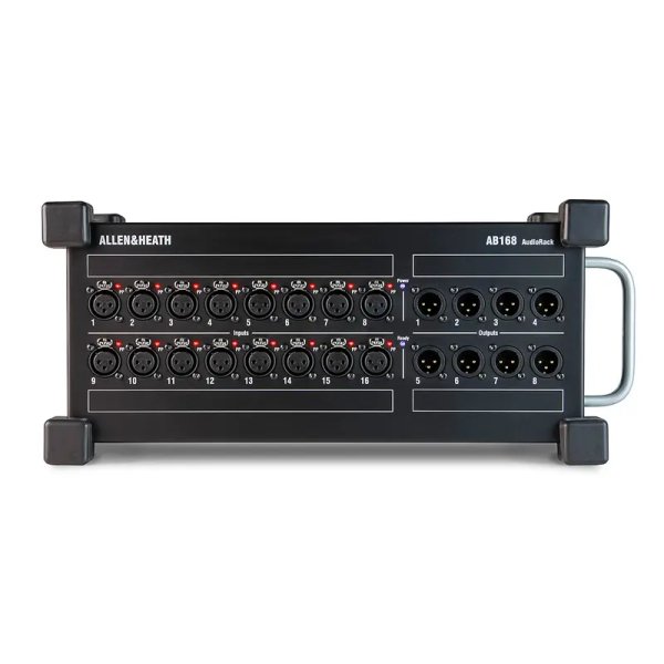 products allen and heath ab1608 16 xlr input and 8 xlr output portable audiorack a138069
