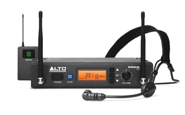 Alto Radius 100 UHF Headset Microphone System