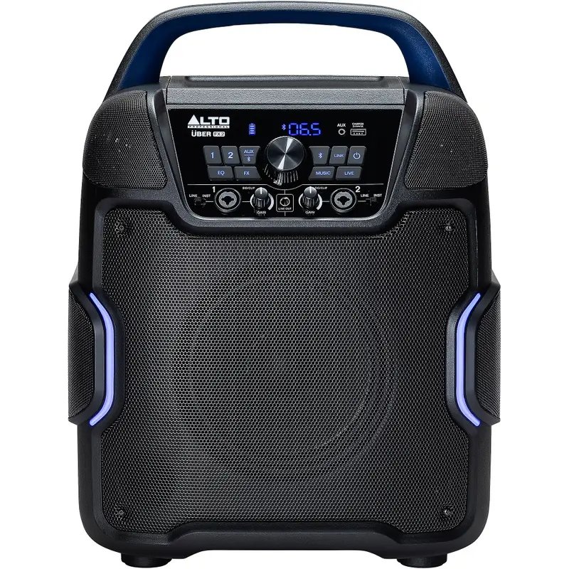Alto Uber FX MKII Battery Powered Portable PA Speaker Pair with Digital Effects