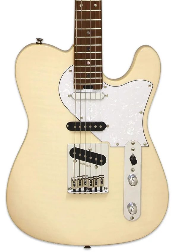 Aria Pro II 615 MK2 Nashville MBWH Electric Guitar, Marble White