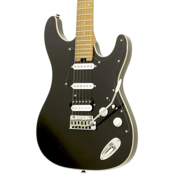 Aria Pro II 714 DG Fullerton Electric Guitar, Black