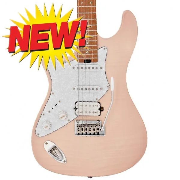 Aria Pro II 714 JH Fullerton MBWH Electric Guitar,  Marble White