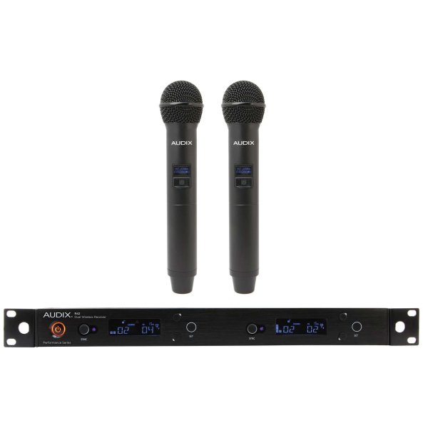 products audix ap42 om2 dual handheld wireless microphone system a149549