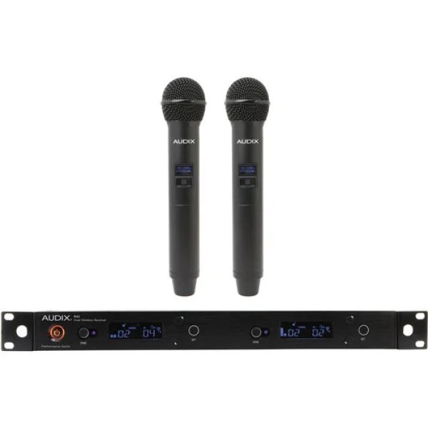 products audix ap42 om5 dual handheld wireless microphone system a149552