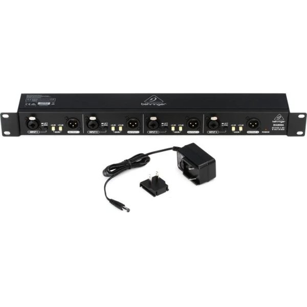 Behringer Di4800A Professional 4 Channel Active DI Box, Booster and Line Isolator