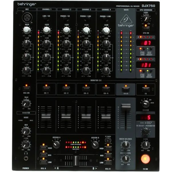 Behringer DJX750 5 Channel Pro DJ Mixer