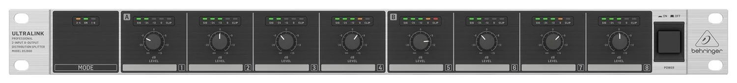 Behringer DS2800 2-Input 8-Output Distribution Splitter