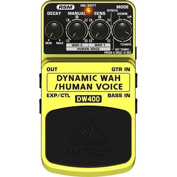 Behringer DW400 Dynamic Wah/Human Voice Effects Pedal