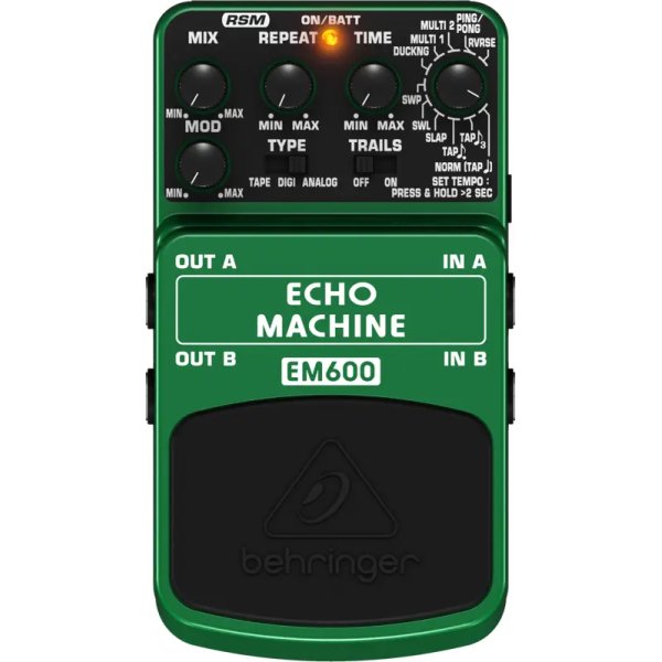 Behringer EM600 Echo Machine Echo Modeling Effects Pedal