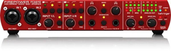 Behringer FCA610 Firepower/USB Audio Interface