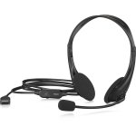 products behringer hs20 usb stereo headset with swivel microphone a91304