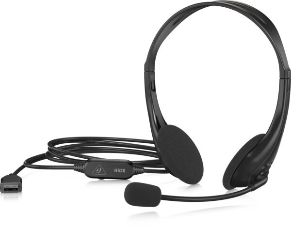 Behringer HS20 USB Stereo Headset with Swivel Microphone