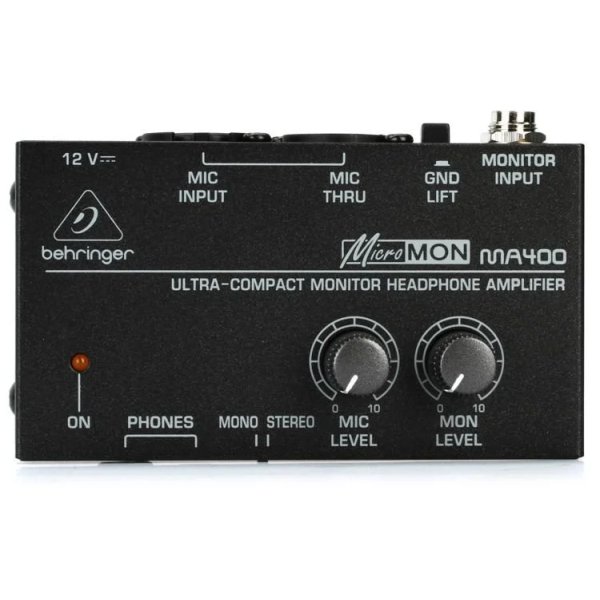 Behringer MA400 MicroMON Monitor Headphone Amplifier