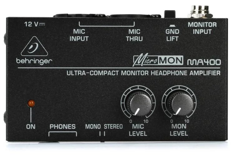 Behringer MA400 MicroMON Monitor Headphone Amplifier