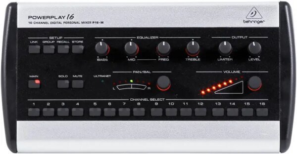 Behringer P16-M 16-channel Digital Personal Mixer