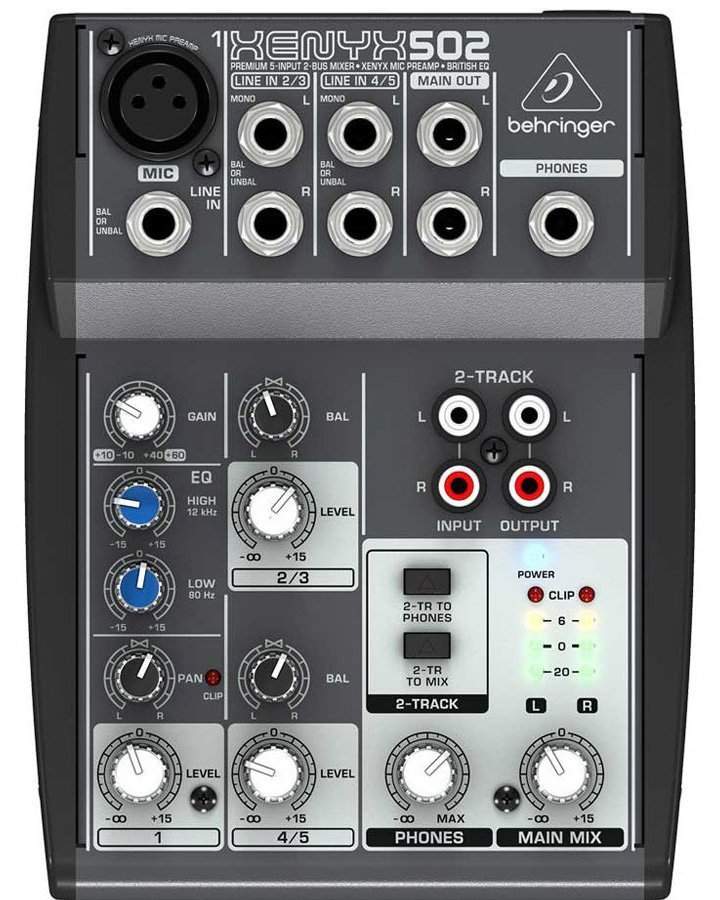 Behringer Q502 USB Mixer   