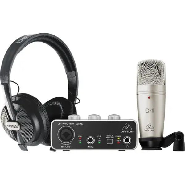 Behringer U-PHORIA Studio Complete Recording/Podcasting Bundle