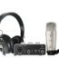 products behringer u phoria studio complete recording podcasting bundle a120034