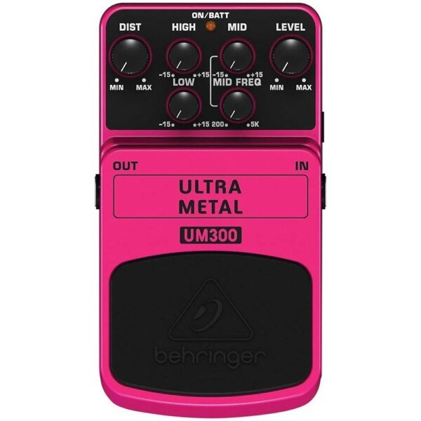 Behringer UM300 Ultra Metal Distortion Guitar Effects Pedal
