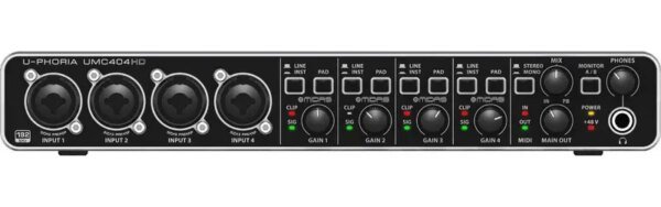 Behringer UMC404HD - USB 2.0 Audio/MIDI Interface