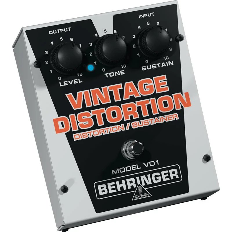 Behringer Vintage Distortion VD1 Distortion/Sustainer Effects Pedal