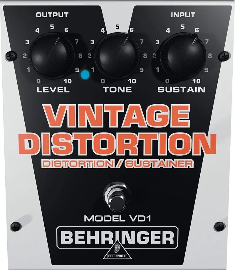 Behringer Vintage Distortion VD1 Distortion/Sustainer Effects Pedal