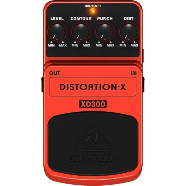 Behringer XD300 Distortion X Guitar Effects Pedal