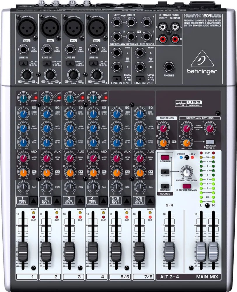 Behringer Xenyx 1204USB USB Mixer