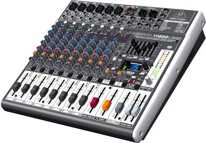 Behringer Xenyx X1222USB Mixer with Effects