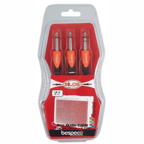 products bespeco slys2j180 interlink cable 1 8 meter a80160