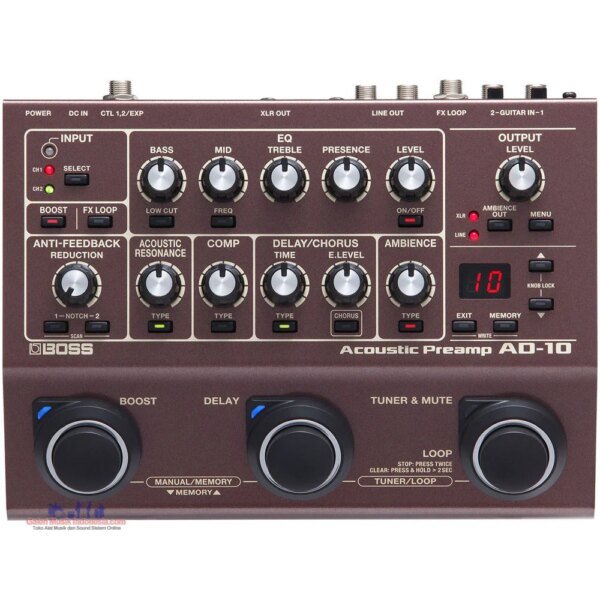 Boss AD10 Acoustic Guitar Processor Pedal