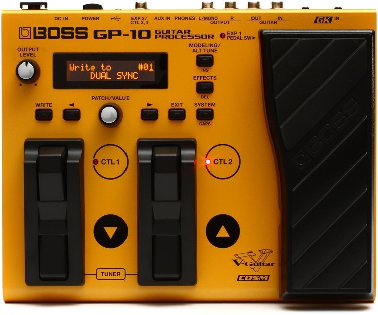 Boss GP 10GK Guitar Multieffects Processor With GK3 Pickup