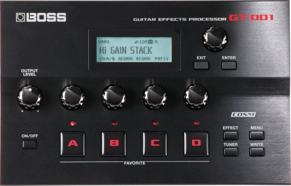 Boss GT001 Table Top Guitar Effects Processor