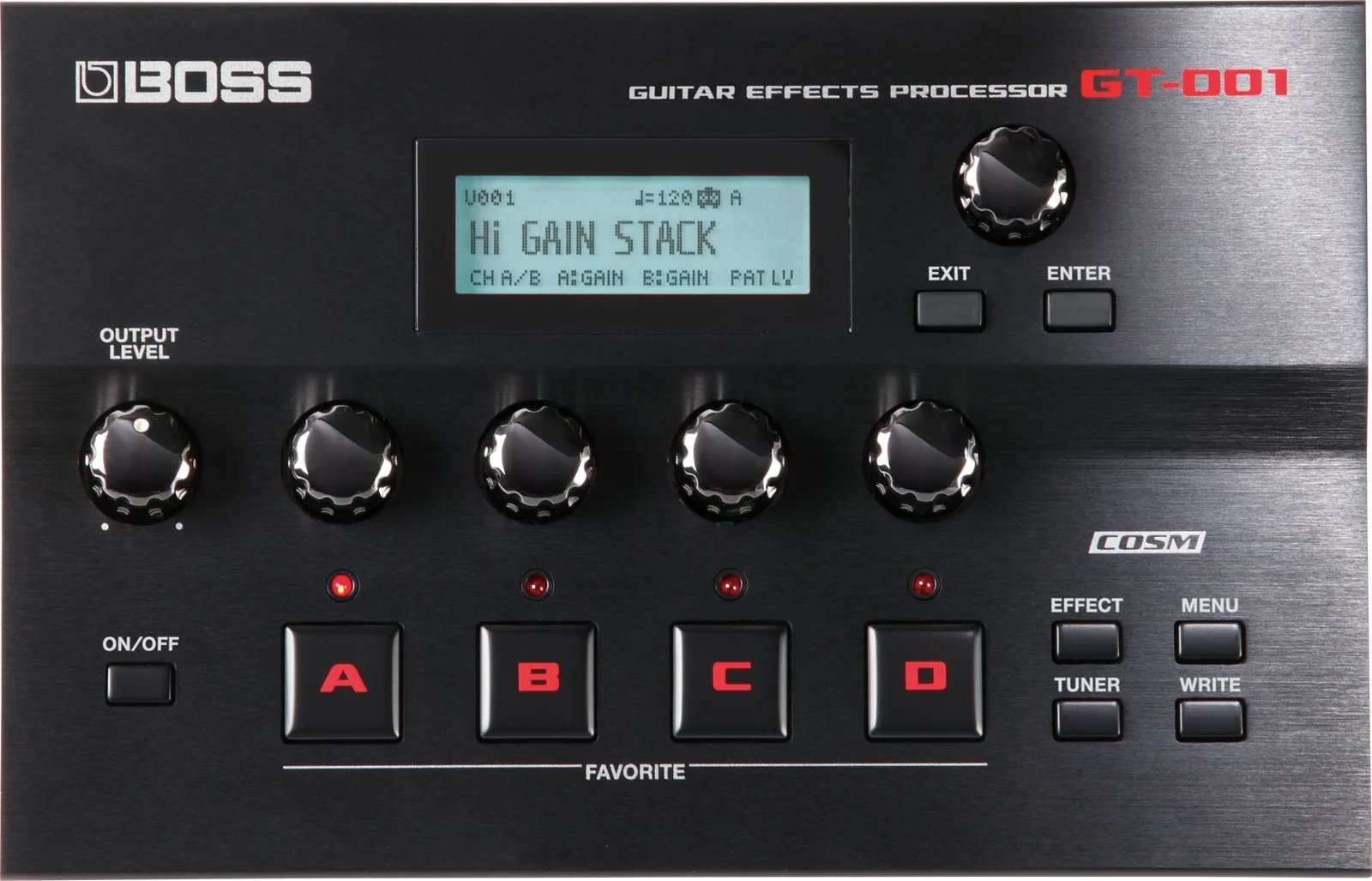 Boss GT001 Table Top Guitar Effects Processor 