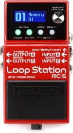 Boss RC5 Loop Station Compact Phrase Recorder Guitar Effect Pedal