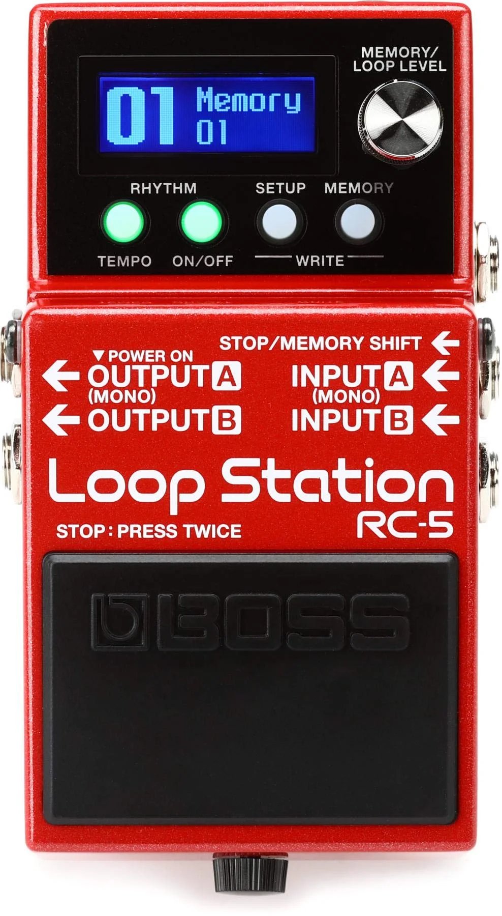 Boss RC5 Loop Station Compact Phrase Recorder Guitar Effect Pedal