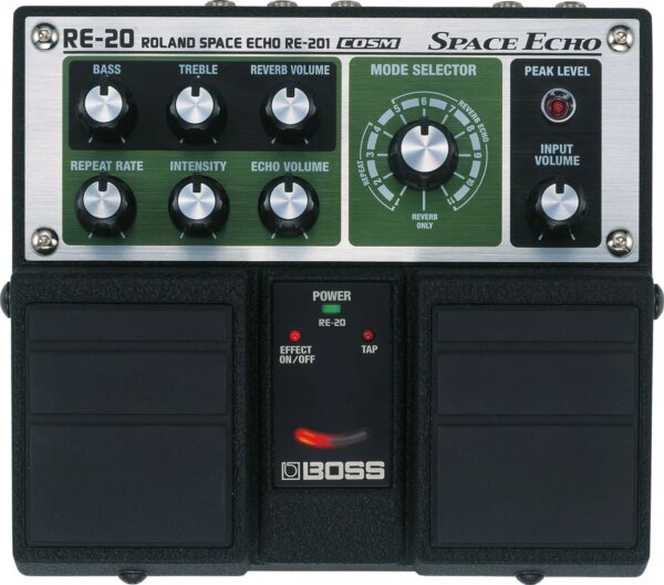 Boss RE 20 Space Echo Delay / Reverb Pedal
