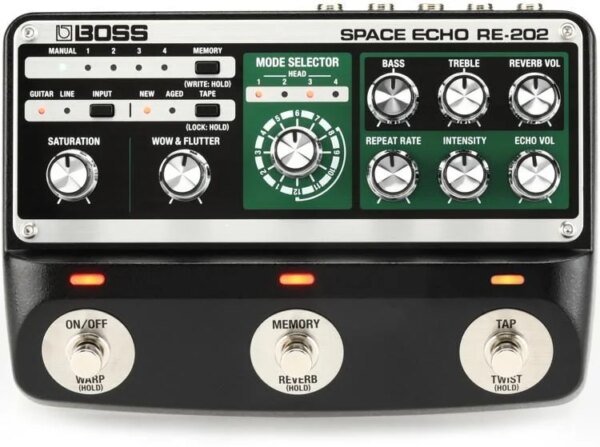 Boss RE 202 Space Echo Digital Delay Pedal