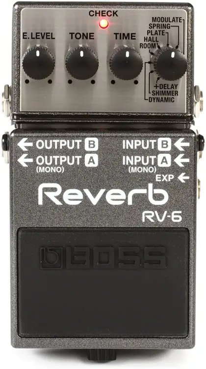 Boss RV6 Digital Reverb Effects Pedal