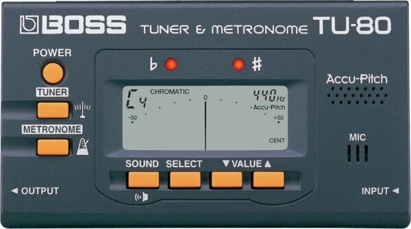 Boss TU 80 Guitar Tuner & Metronome