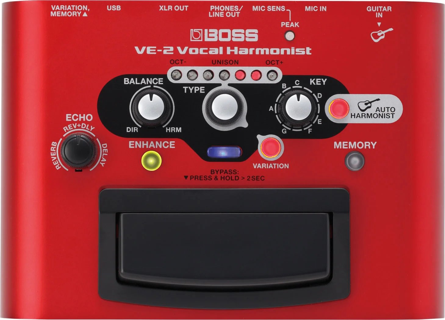 Boss VE 2 Vocal Harmonist Multi Effects Pedal