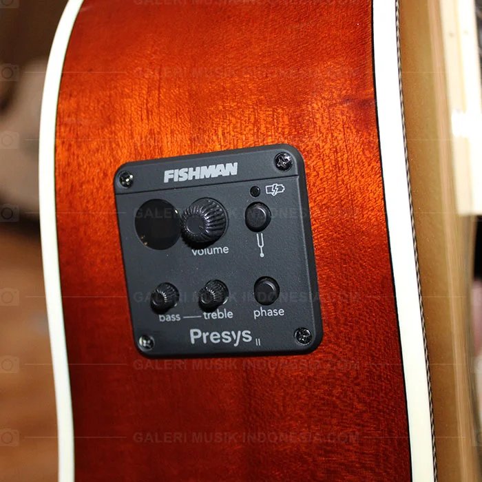 Cetta DR32SE NTB Acoustic Electric Guitar, Natural Vintage Burst Satin