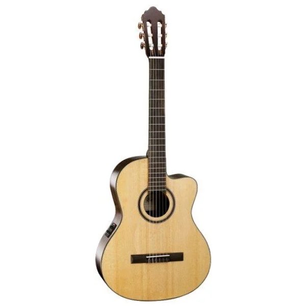 Cort AC160 CF NAT Classic Electric Guitar with BAG