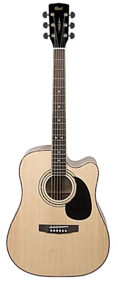 Cort AD 880CE NAT Acoustic Electric Guitar, Natural
