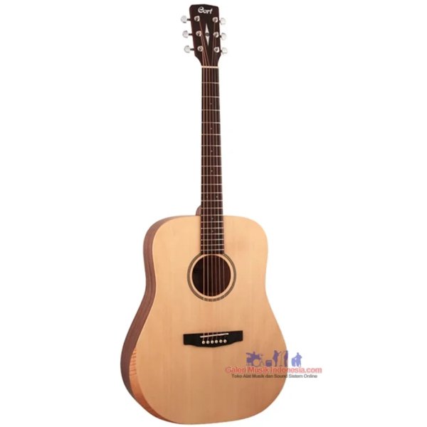 Cort Earth F Bevel Cut OP Acoustic Electric Guitar tanpa BAG