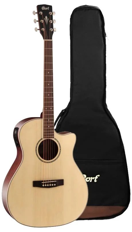 Cort GA MEDX OP Acoustic Electric Guitar with Bag