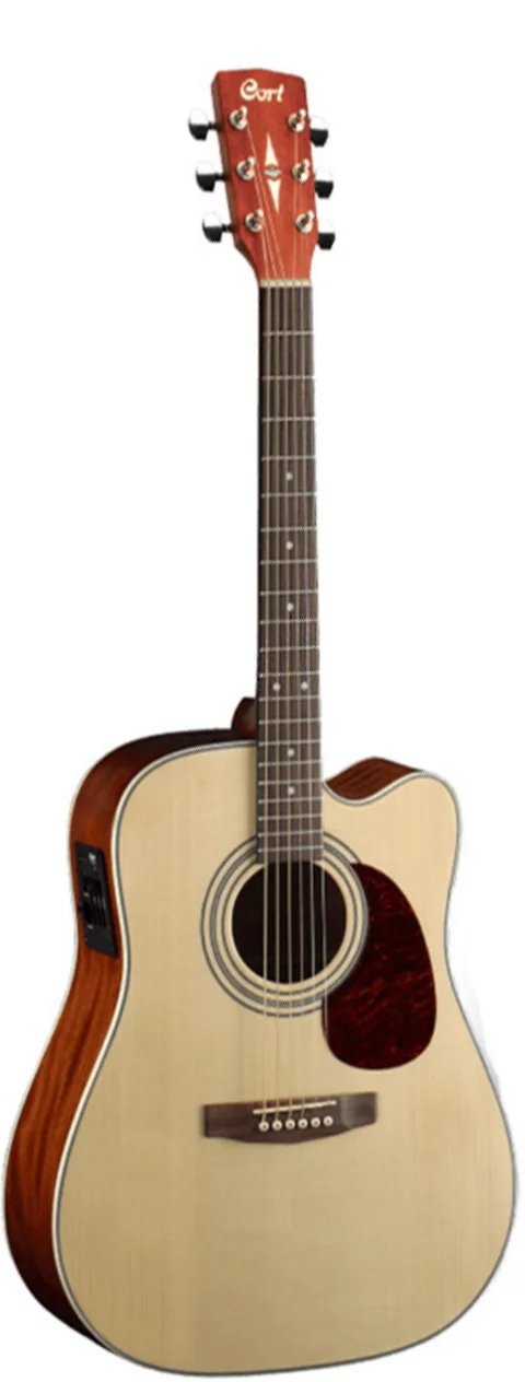 Cort MR500E NAT W/EQ Acoustic Electric Guitar tanpa BAG